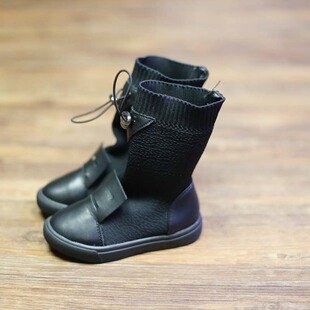 116406-15a冬季新款儿童棉布靴子中筒靴男童棉靴女童韩版时装靴子