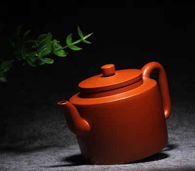 正品宜兴紫砂壶 茶壶 茶具 泥料检测证书 全手工朱泥 小品 微型壶