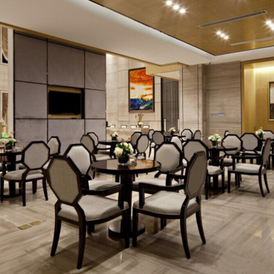 新中式洽谈桌椅售楼处部酒店家具咖啡厅桌椅现代茶楼接待桌椅组合