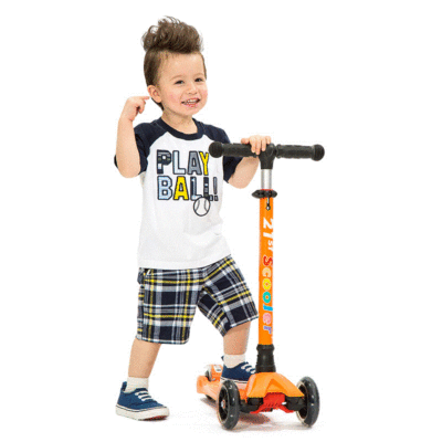 21st scooter米多可升降四轮闪光儿童滑板车儿童踏板车滑滑车玩具