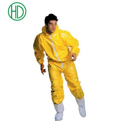 霍尼韦尔 化学化工防护服 连体带帽 防飞溅防尘耐酸碱防化服搭配