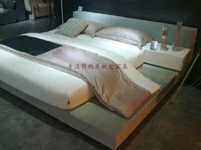 布艺床北欧宜家 榻榻米床可拆洗 双人床1.51.8米软体床小户型婚床