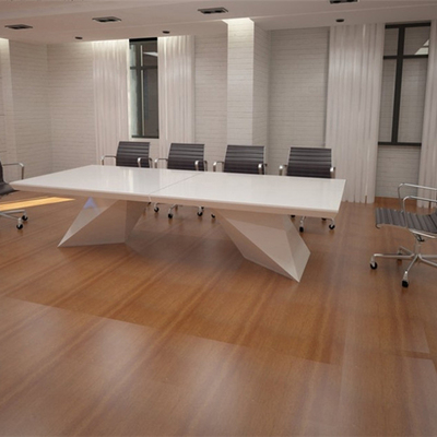 上海办公家具时尚烤漆会议桌简约现代长条桌子办公桌椅组合洽谈桌
