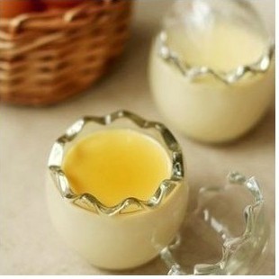 包邮烘焙工具恐龙蛋壳杯布丁瓶 鸡蛋壳布丁杯批（送勺子）