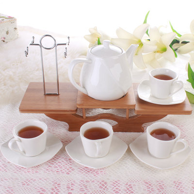 整套茶具茶杯陶瓷茶艺杯功夫茶杯套装加热装置茶具茶杯挂钩套装