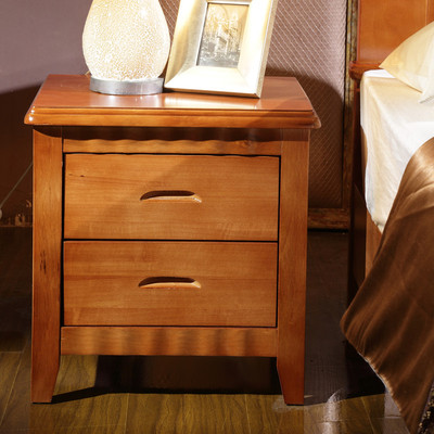 特价全实木床头柜现代中式橡木床边柜简约时尚收纳柜斗柜新品促销