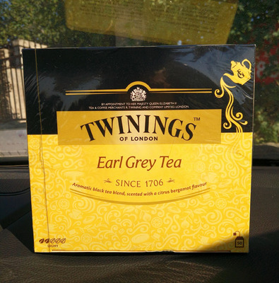 Twinings川宁豪门伯爵红茶袋泡茶香宁英式茶包earl grey tea 50片