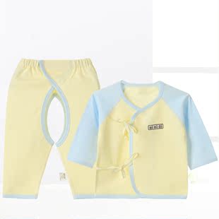 婴儿内衣新生儿和尚服0-3岁宝宝纯棉衣服内衣套装初生儿和尚服