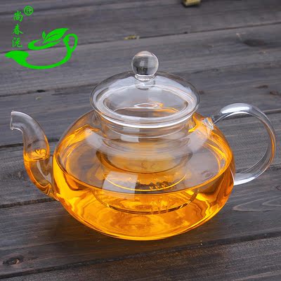 加厚热卖 透明耐热过滤泡茶杯 双层加热耐高温 玻璃花茶壶茶具