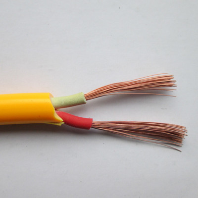 电线电缆 黄色牛筋电线 防水防冻防晒 国标 1.5 2.5平方双芯纯铜