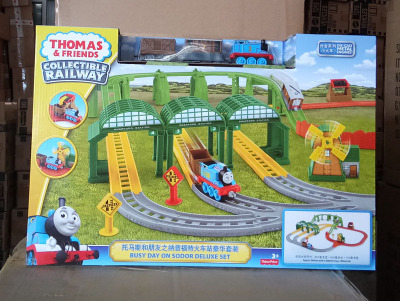 托马斯和朋友之纳普福特火车站豪华套装 小火车头玩具DNR41