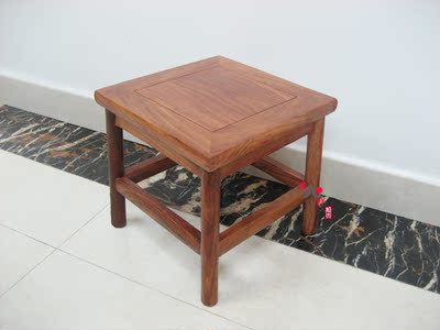 板凳实木折叠矮凳换鞋凳茶几儿童凳非洲花梨小方凳刺猬紫檀小凳子