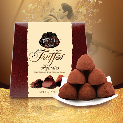 天天特价法国进口truffles原味松露巧克力1000g零食礼盒女生礼物