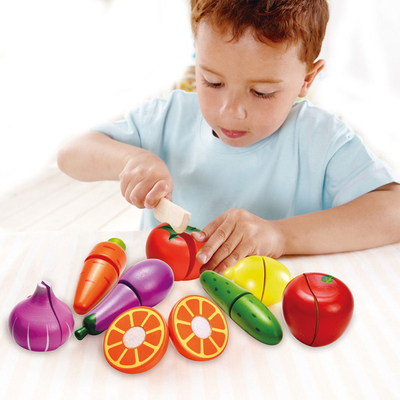 德国hape水果切切乐玩具 木质鲜果3岁以上创意儿童厨房套装包邮