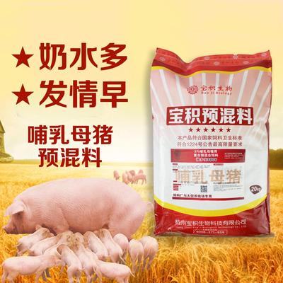 宝积哺乳母猪复合饲料添加剂 母猪猪预混料 奶水多质量好