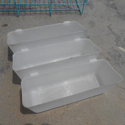 鸡鸭鹅塑料食槽鸽子水槽喂食器喂水器鸽子用品鸟食盒塑钢水槽食盒