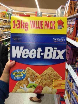 澳洲原装进口新康利Weet-bix燕麦片 即食早餐营养麦片1300g
